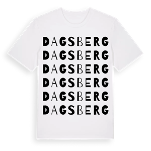 Dagsberg ordlek t-shirt – ekologisk bomull t-shirt från Pinshirt
