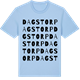 Blue Soul t-shirt med Dagstorp ordlek t-shirt