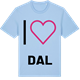 Blue Soul t-shirt med Jag älskar Dal t-shirt stort tryck