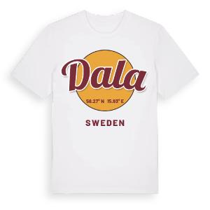 Dala cirkel t-shirt – ekologisk bomull t-shirt från Pinshirt