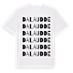 Dala udde ordlek t-shirt