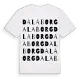 Dalaborg ordlek t-shirt