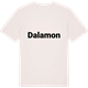 Vintage White t-shirt med Dalamon fetstil t-shirt