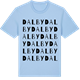 Blue Soul t-shirt med Dalby ordlek t-shirt