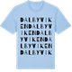 Blue Soul t-shirt med Dalbyviken ordlek t-shirt