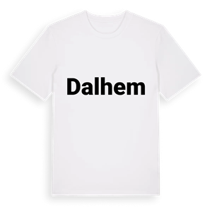 Dalhem fetstil t-shirt – ekologisk bomull t-shirt från PinShirt