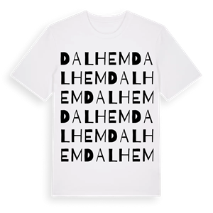 Dalhem ordlek t-shirt – ekologisk bomull t-shirt från PinShirt