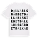 Dalkarlsgärdet ordlek t-shirt