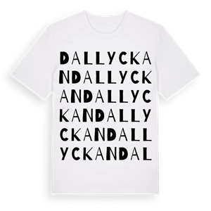 Dallyckan ordlek t-shirt – ekologisk bomull t-shirt från Pinshirt