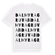 Dalmyragruvan ordlek t-shirt