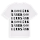 Dammbergsäng ordlek t-shirt