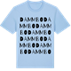 Blue Soul t-shirt med Dammbo ordlek t-shirt
