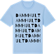 Blue Soul t-shirt med Dammhult ordlek t-shirt