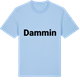 Blue Soul t-shirt med Dammin fetstil t-shirt