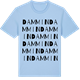 Blue Soul t-shirt med Dammin ordlek t-shirt