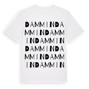 Dammin ordlek t-shirt – ekologisk bomull t-shirt från Pinshirt
