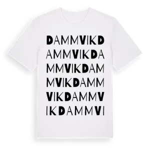 Dammvik ordlek t-shirt – ekologisk bomull t-shirt från Pinshirt