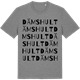 Mid Heather Gray t-shirt med Dämshult ordlek t-shirt