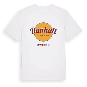 Dånhult cirkel t-shirt – ekologisk bomull t-shirt från Pinshirt