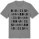 Mid Heather Gray t-shirt med Danielshammar ordlek t-shirt