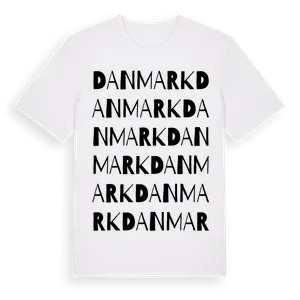 Danmark ordlek t-shirt – ekologisk bomull t-shirt från Pinshirt
