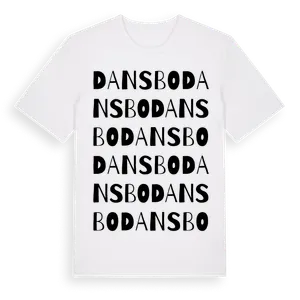 Dansbo ordlek t-shirt – ekologisk bomull t-shirt från Pinshirt