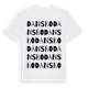 White t-shirt med Dansbo ordlek t-shirt