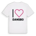 Jag älskar Dansbo t-shirt stort tryck