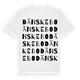 White t-shirt med Dänskebo ordlek t-shirt