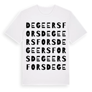 De Geersfors ordlek t-shirt – ekologisk bomull t-shirt från Pinshirt