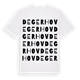 White t-shirt med Degerhov ordlek t-shirt
