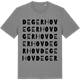 Mid Heather Gray t-shirt med Degerhov ordlek t-shirt