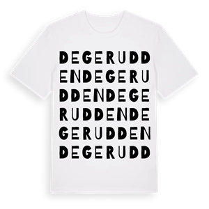 Degerudden ordlek t-shirt – ekologisk bomull t-shirt från Pinshirt
