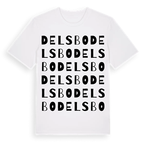 Delsbo ordlek t-shirt – ekologisk bomull t-shirt från Pinshirt