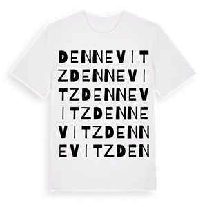 Dennevitz ordlek t-shirt – ekologisk bomull t-shirt från Pinshirt