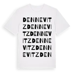 Dennevitz ordlek t-shirt – ekologisk bomull t-shirt från Pinshirt