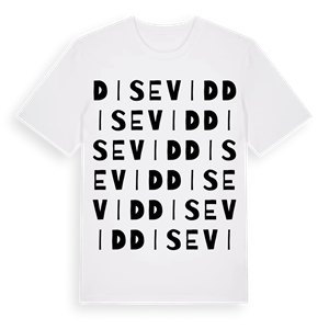 Disevid ordlek t-shirt – ekologisk bomull t-shirt från Pinshirt