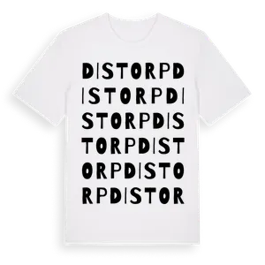 Distorp ordlek t-shirt – ekologisk bomull t-shirt från Pinshirt