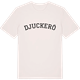 Vintage White t-shirt med Djuckerö böjd t-shirt