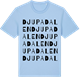 Blue Soul t-shirt med Djupadalen ordlek t-shirt
