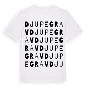 Djupegrav ordlek t-shirt – ekologisk bomull t-shirt från Pinshirt