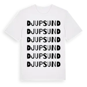 Djupsund ordlek t-shirt – ekologisk bomull t-shirt från Pinshirt