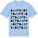 Blue Soul t-shirt med Djupvadet ordlek t-shirt