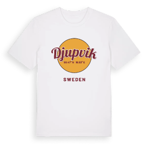 Djupvik cirkel t-shirt – ekologisk bomull t-shirt från Pinshirt