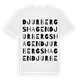 White t-shirt med Djurbergshagen ordlek t-shirt