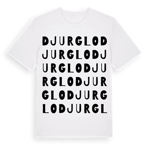 Djurglo ordlek t-shirt – ekologisk bomull t-shirt från Pinshirt