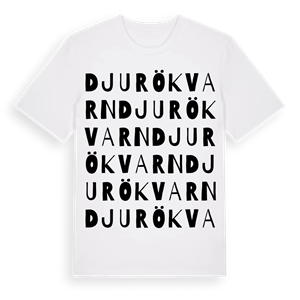 Djurö kvarn ordlek t-shirt – ekologisk bomull t-shirt från Pinshirt