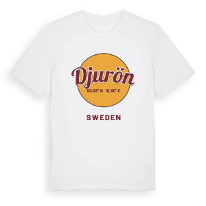 Djurön cirkel t-shirt – ekologisk bomull t-shirt från Pinshirt