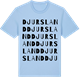 Blue Soul t-shirt med Djursland ordlek t-shirt