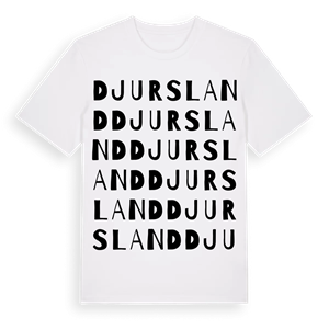 Djursland ordlek t-shirt – ekologisk bomull t-shirt från Pinshirt